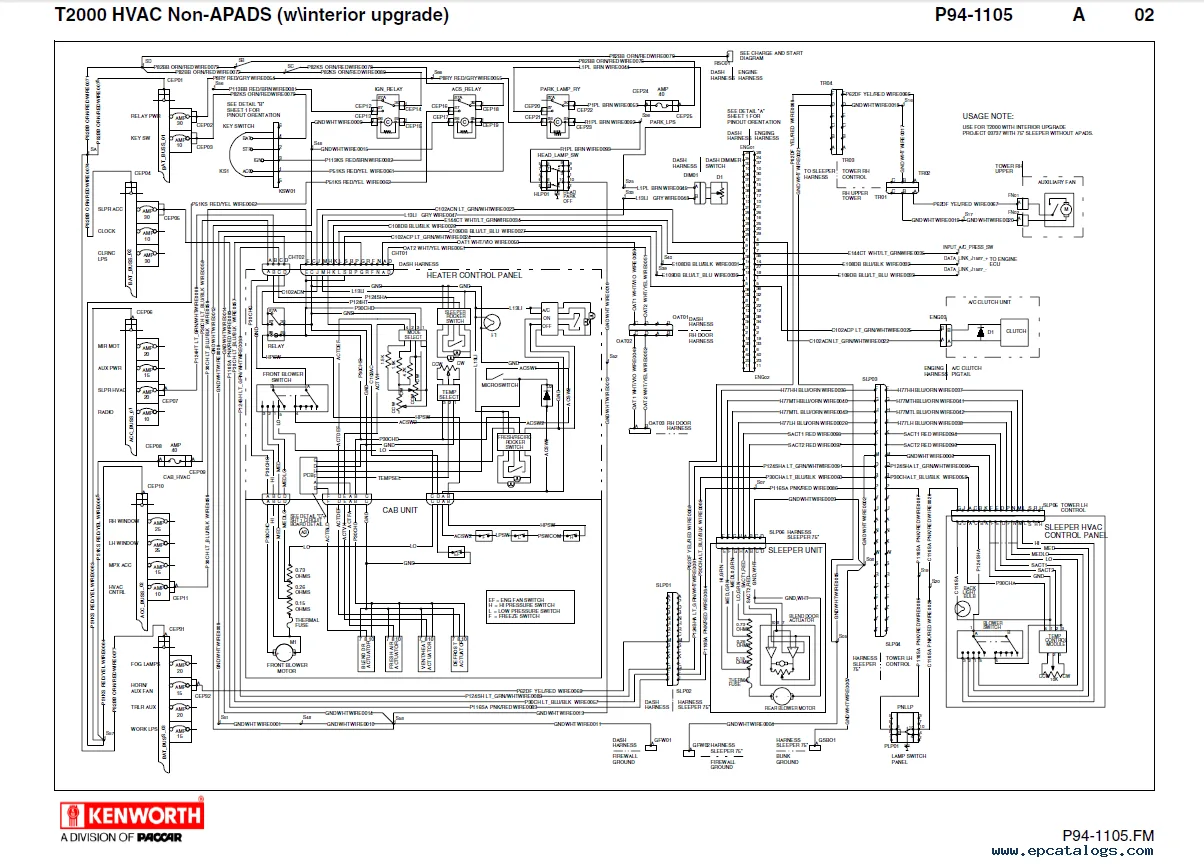 Diagram Kenworth T2000 Wiring Diagrams