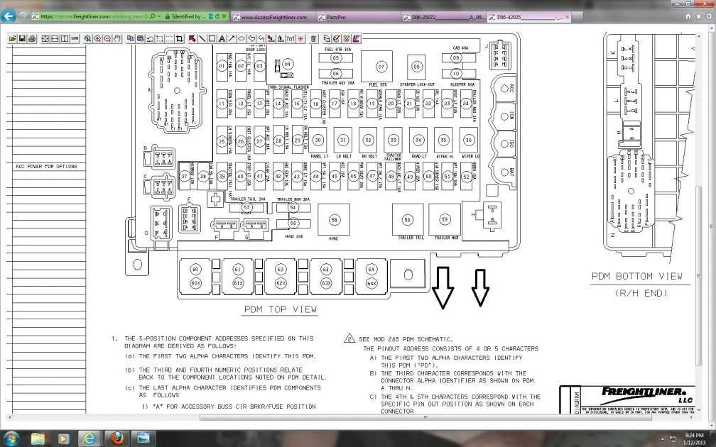 Diagram Kenworth Truck Fuse Panel Diagram