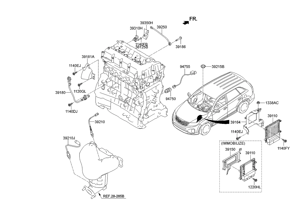 Diagram Kia Sorento D4Cb Engine Wiring Diagrams
