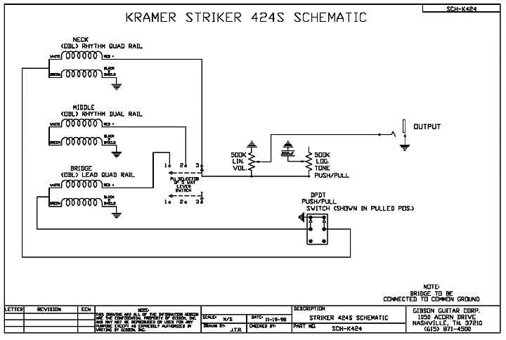 Diagram Kramer Striker Quad Rail Wiring Diagram