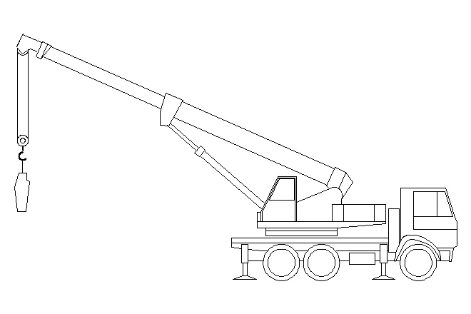 Diagram Labeled Diagram Of A Crane Truck