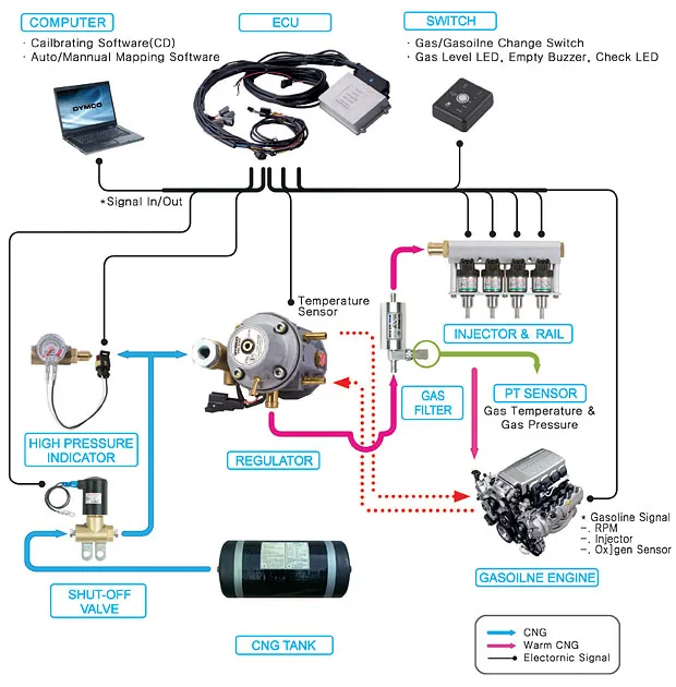 Diagram Landi Renzo Cng Switch Electronic Diagram