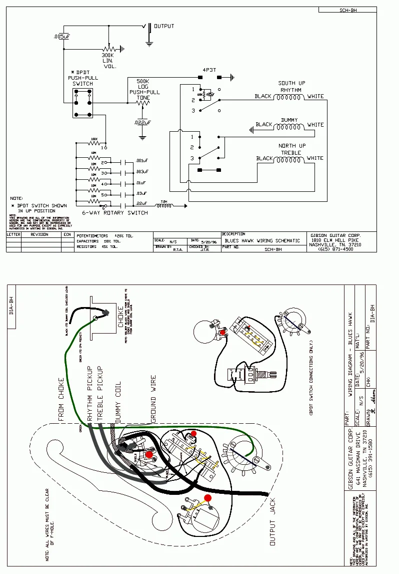 Diagram Les Paul Wiring Diagrams
