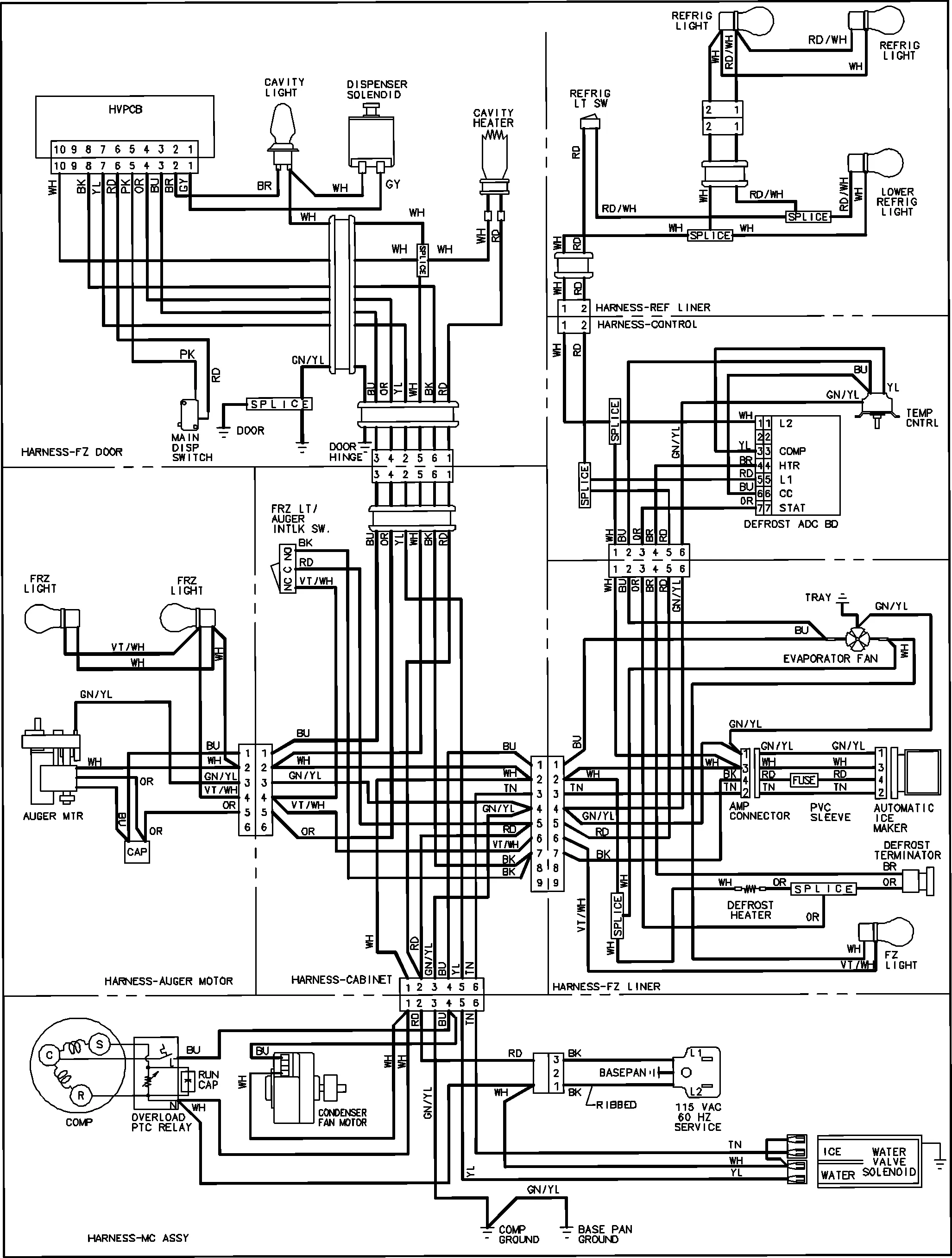 Diagram Lg Refrigerator Electrical Diagram