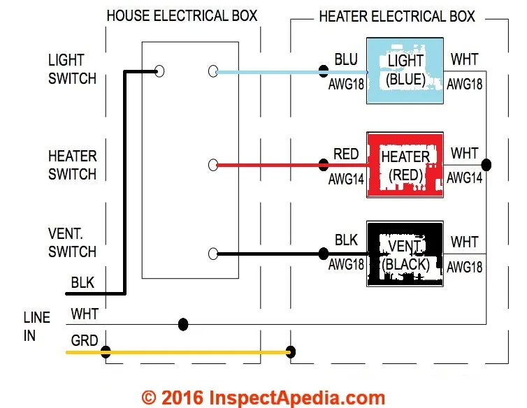 Diagram Light Switch Wiring Diagram Ventilation Fan