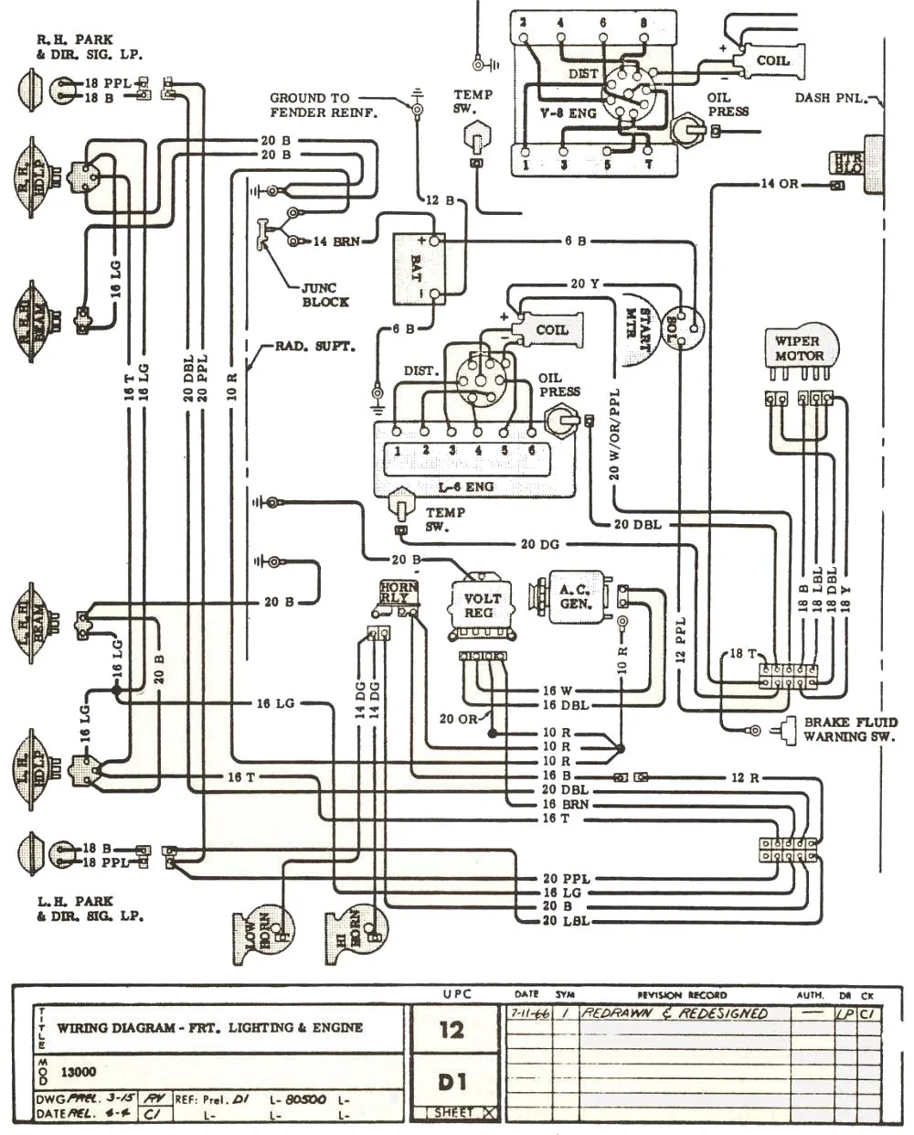 Diagram Light Wiring Diagram 1967 Gto