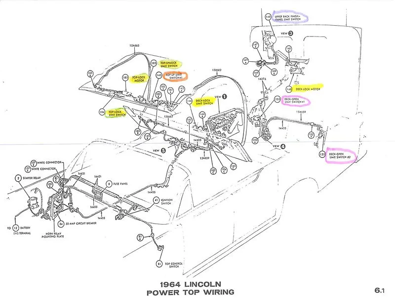 Diagram Lincoln Continental Convertible Top Wiring Diagram