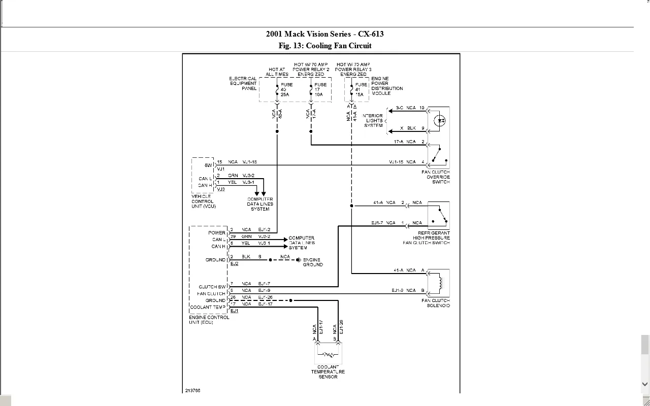 Diagram Mack Mp7 Engine Diagram