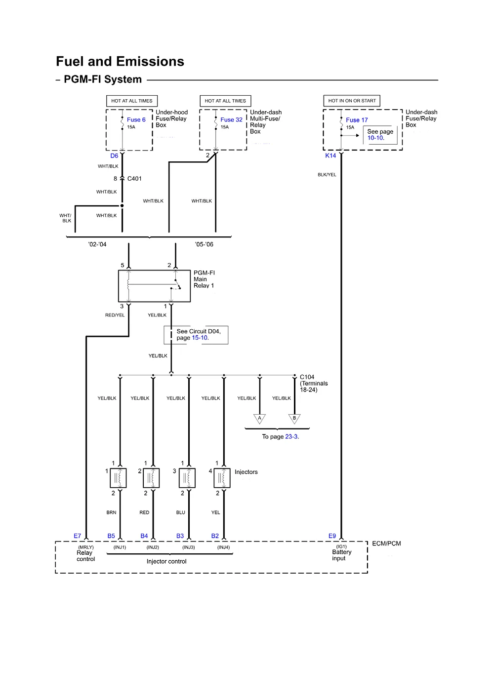 Diagram Main Relay 94 Acura Integra Wiring Diagram