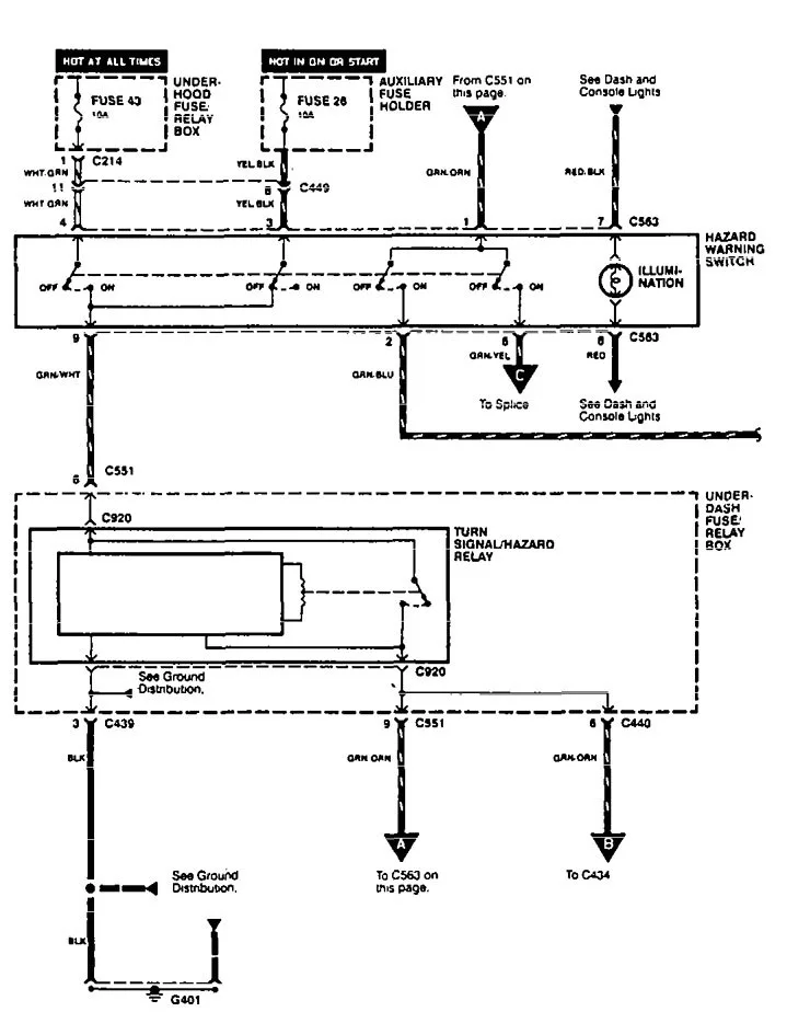 Diagram Main Relay 94 Acura Integra Wiring Diagram