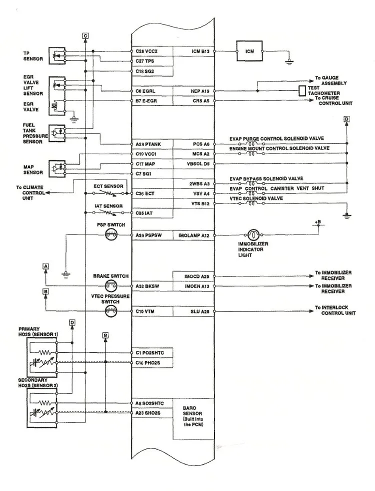 Diagram Manual With A Wiring Diagram And The Pinouts For Ecu Of 2002 Honda Civic Mydiagram