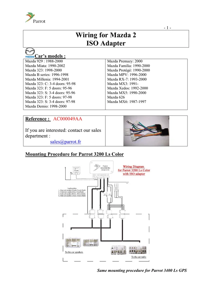 Diagram Mazda 626 1998 Wiring Diagram Radio