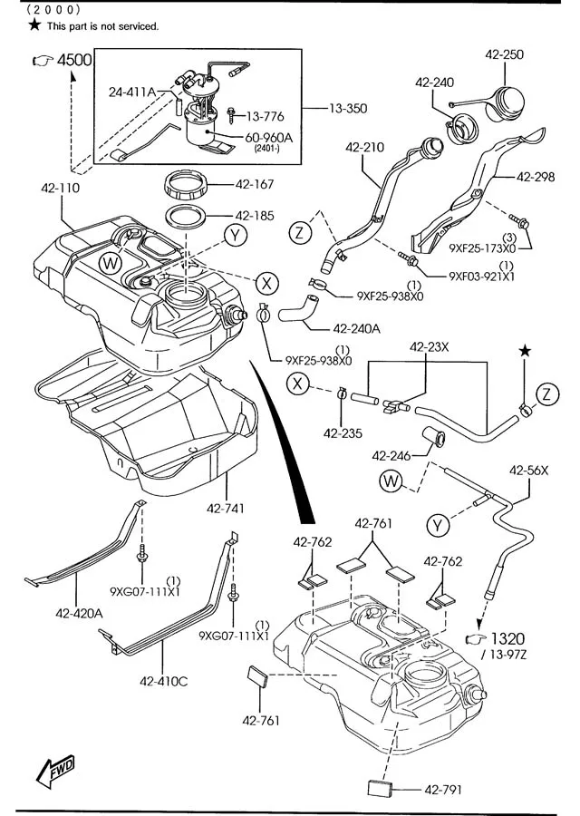 Diagram Mazda Tribute Diagram