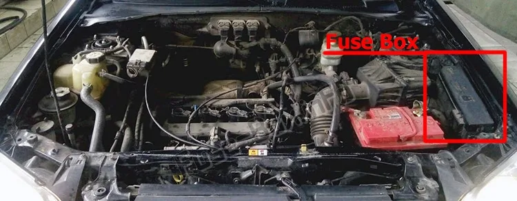 Diagram Mazda Tribute Engine Compartment Diagram