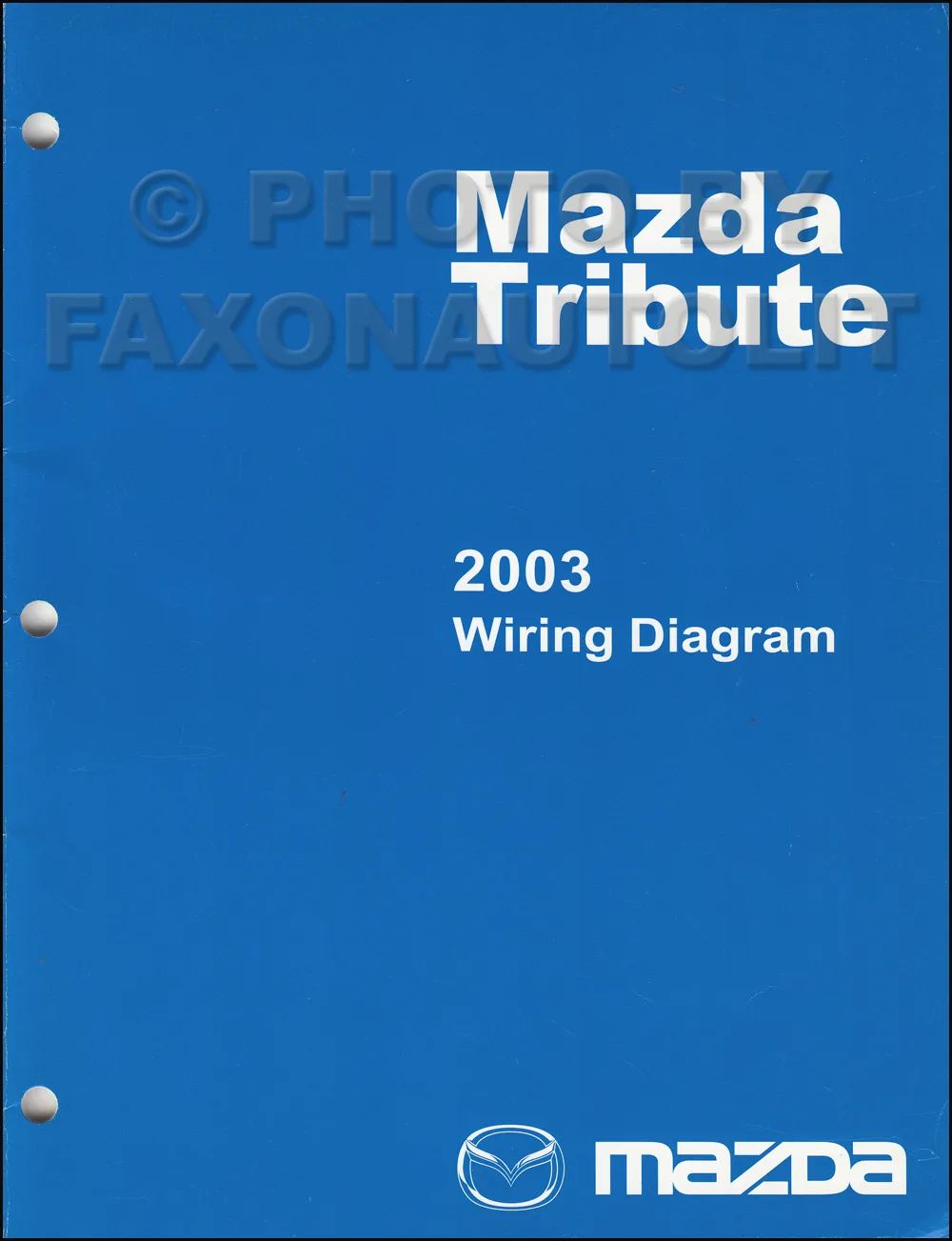 Diagram Mazda Tribute Engine Wiring Diagram