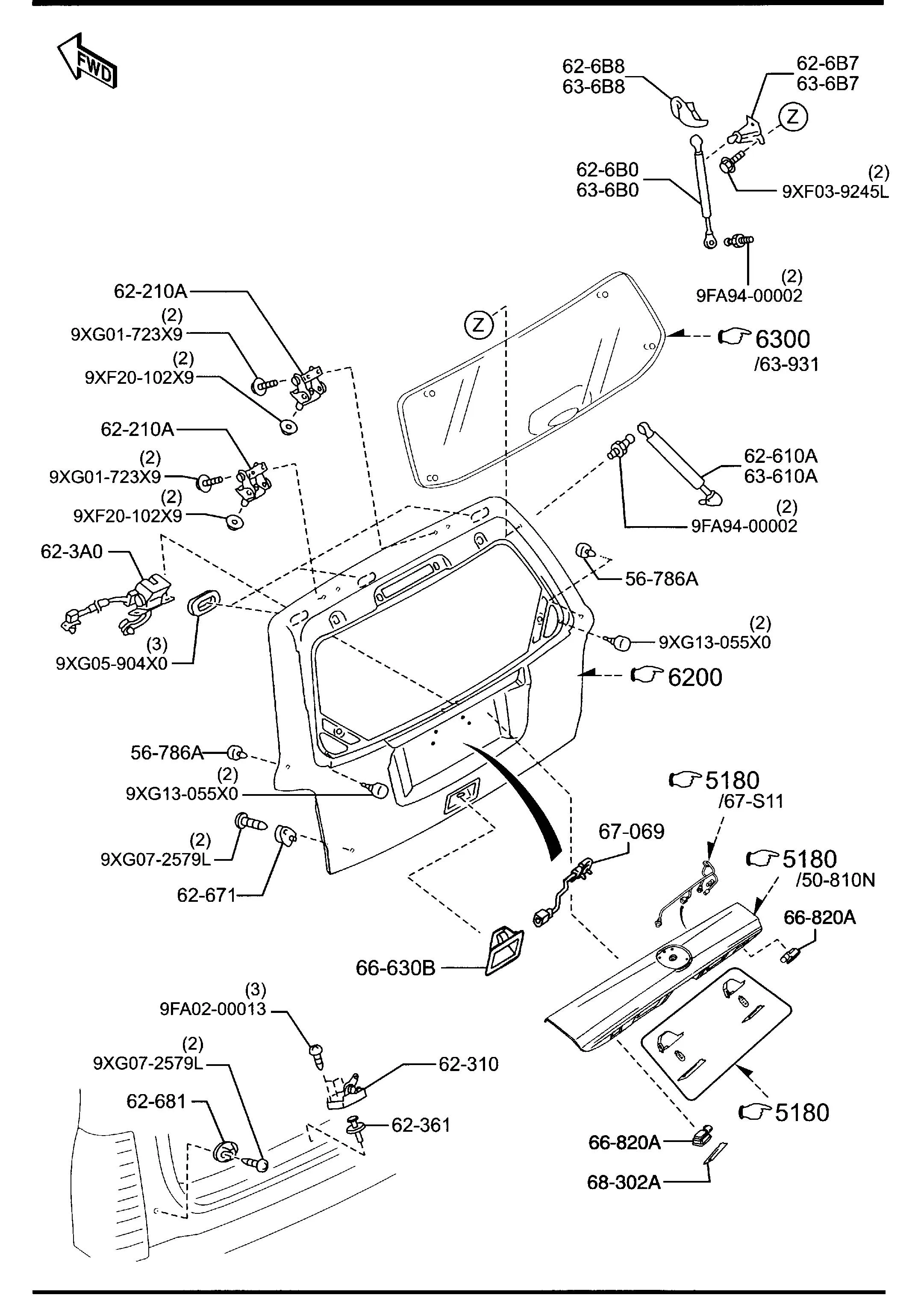 Diagram Mazda Tribute Enginepartment Diagram