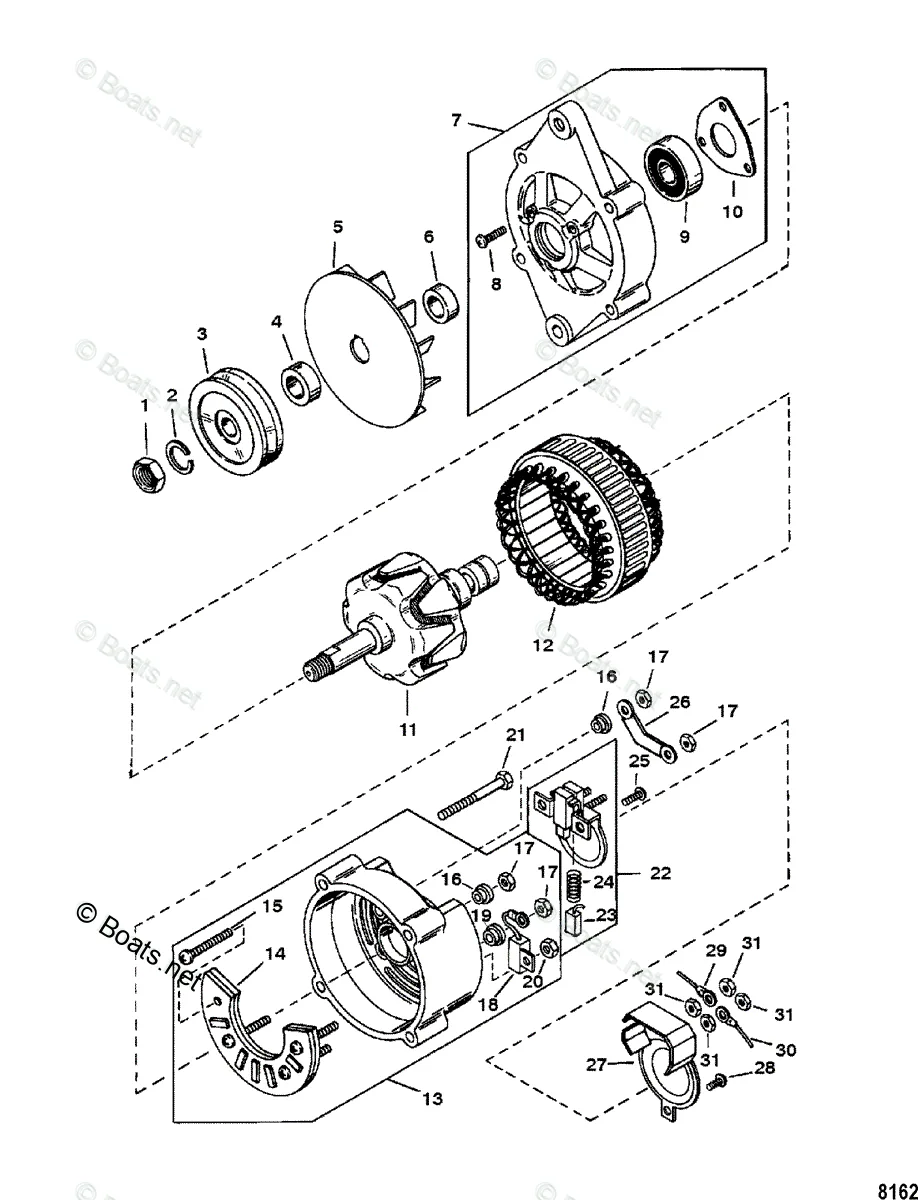 Diagram Mercruiser 7 4 Alternator Wiring Diagram