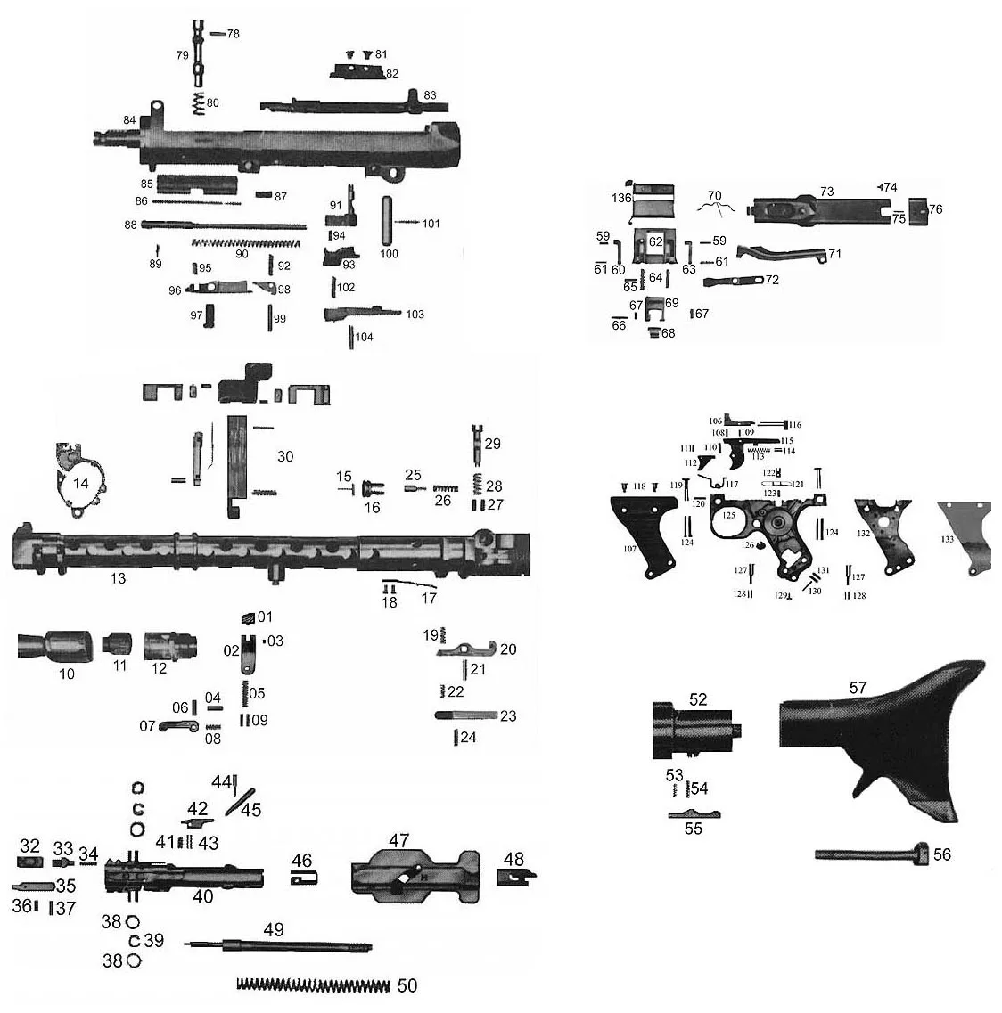Diagram Mg34 Machine Gun Bolt Diagram