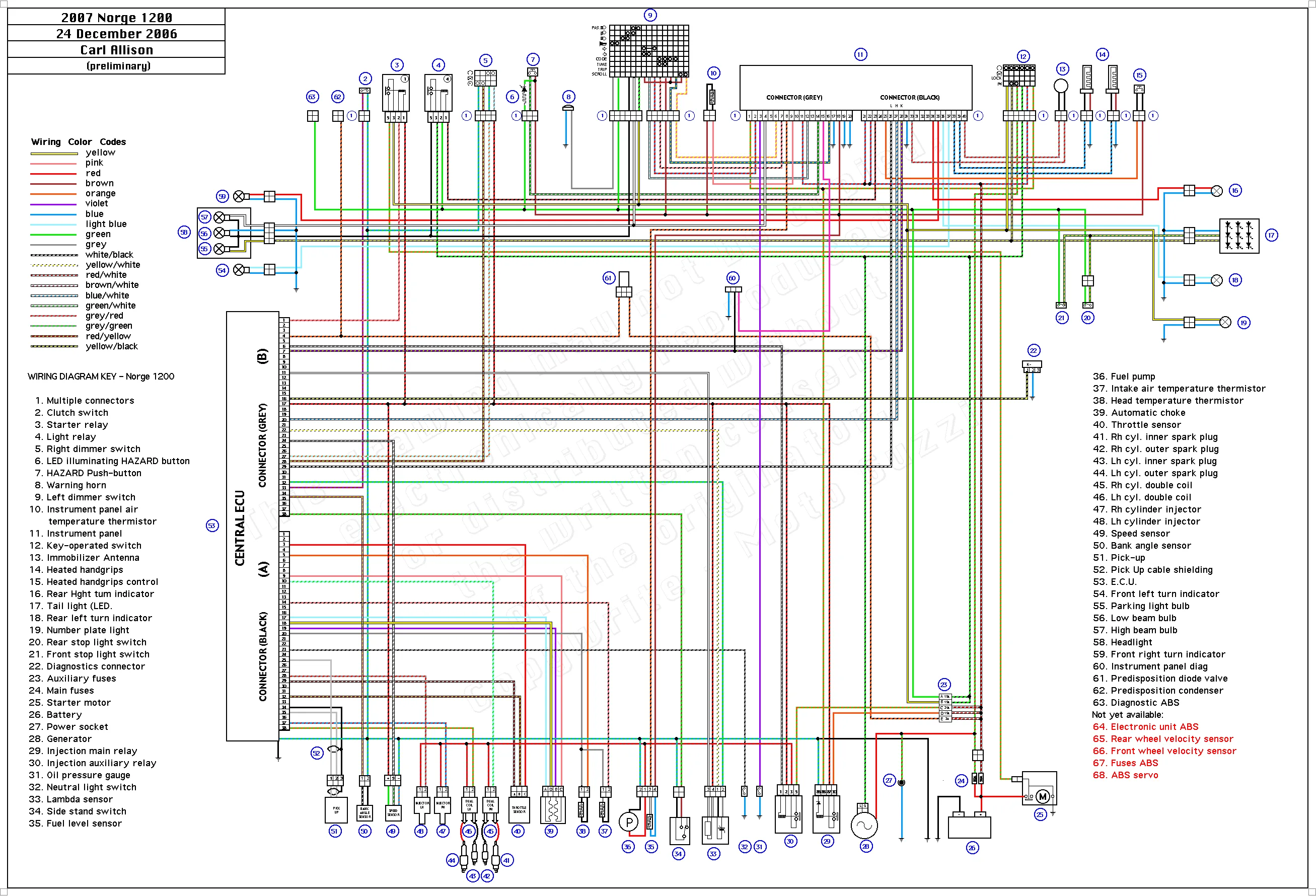 Diagram Moto Guzzi Wire Diagram