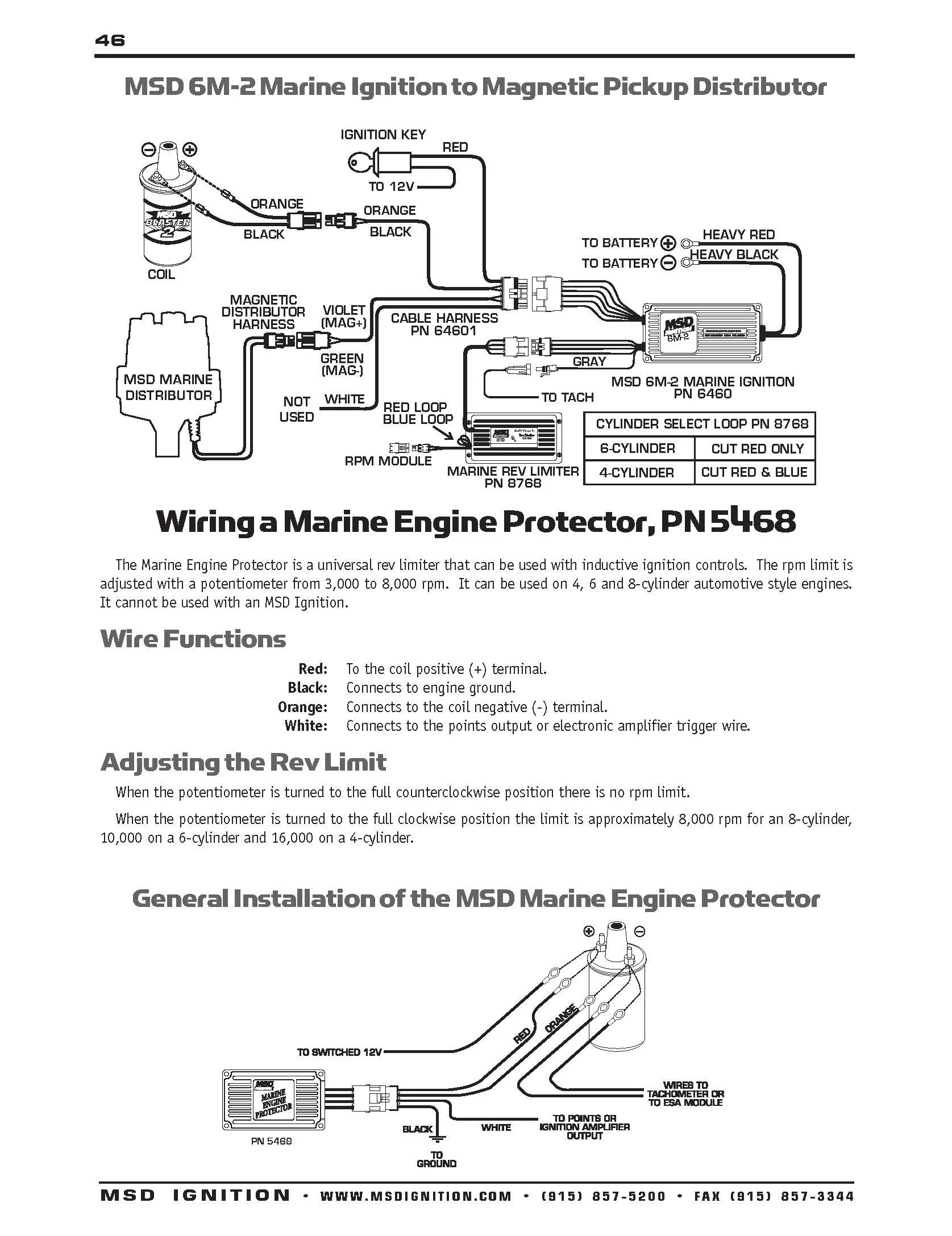 Diagram Msd 6Al 6425 Wiring Diagram