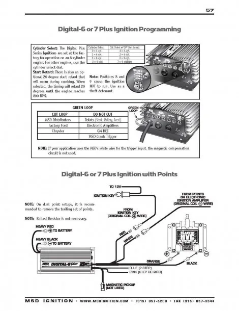 Diagram Msd Digital 6 Wiring Diagram For Vw
