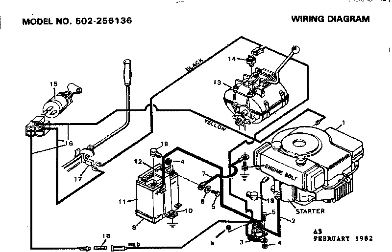Diagram Murray Riding Mower Solenoid Diagram