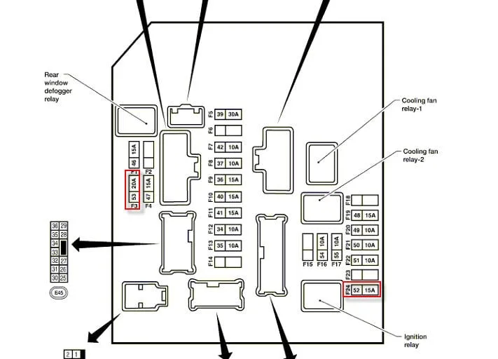 Diagram Nissan Versa Fuse Box Diagram