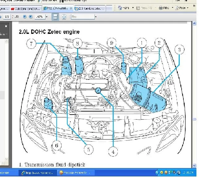 Diagram Of 1998 Ford Escort Engine