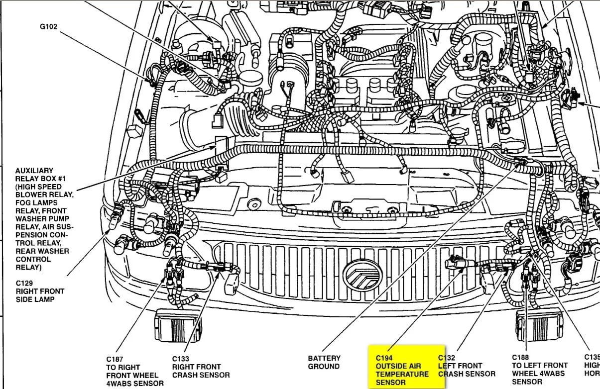 Diagram Of 2003 Grand Marquis Engine I Have A 2005 Mercury G