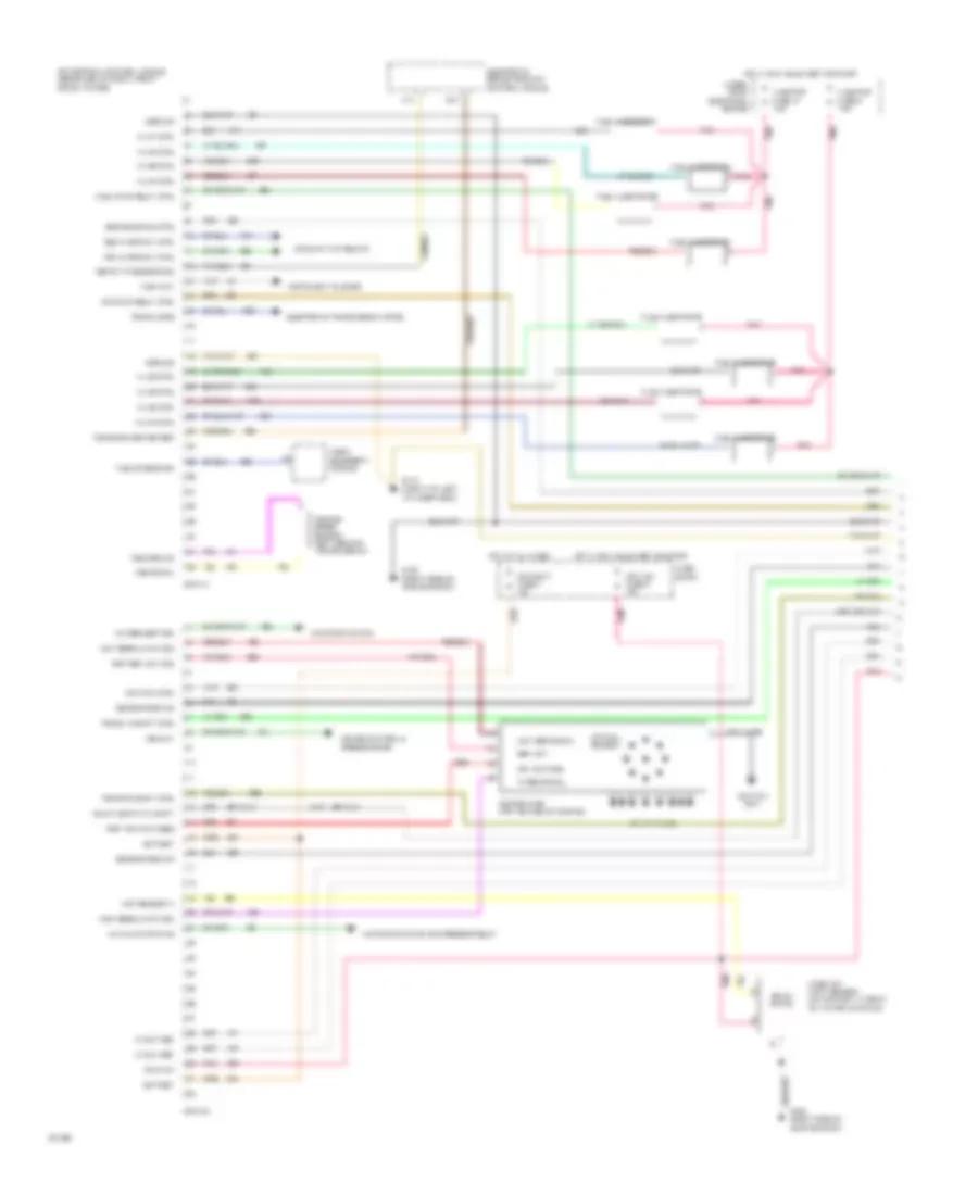 Diagram Of C100 Plug On Wiring Harness 94 Z28 Camaro 41 1987