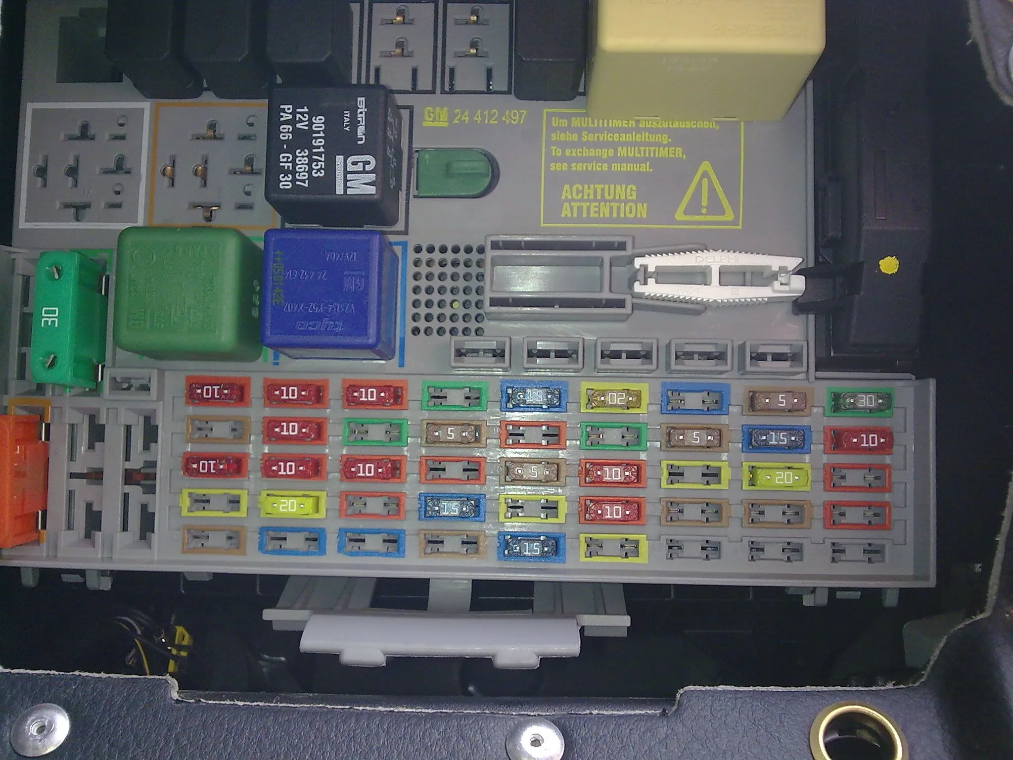 Diagram Opel Astra G Fuse Box Diagram