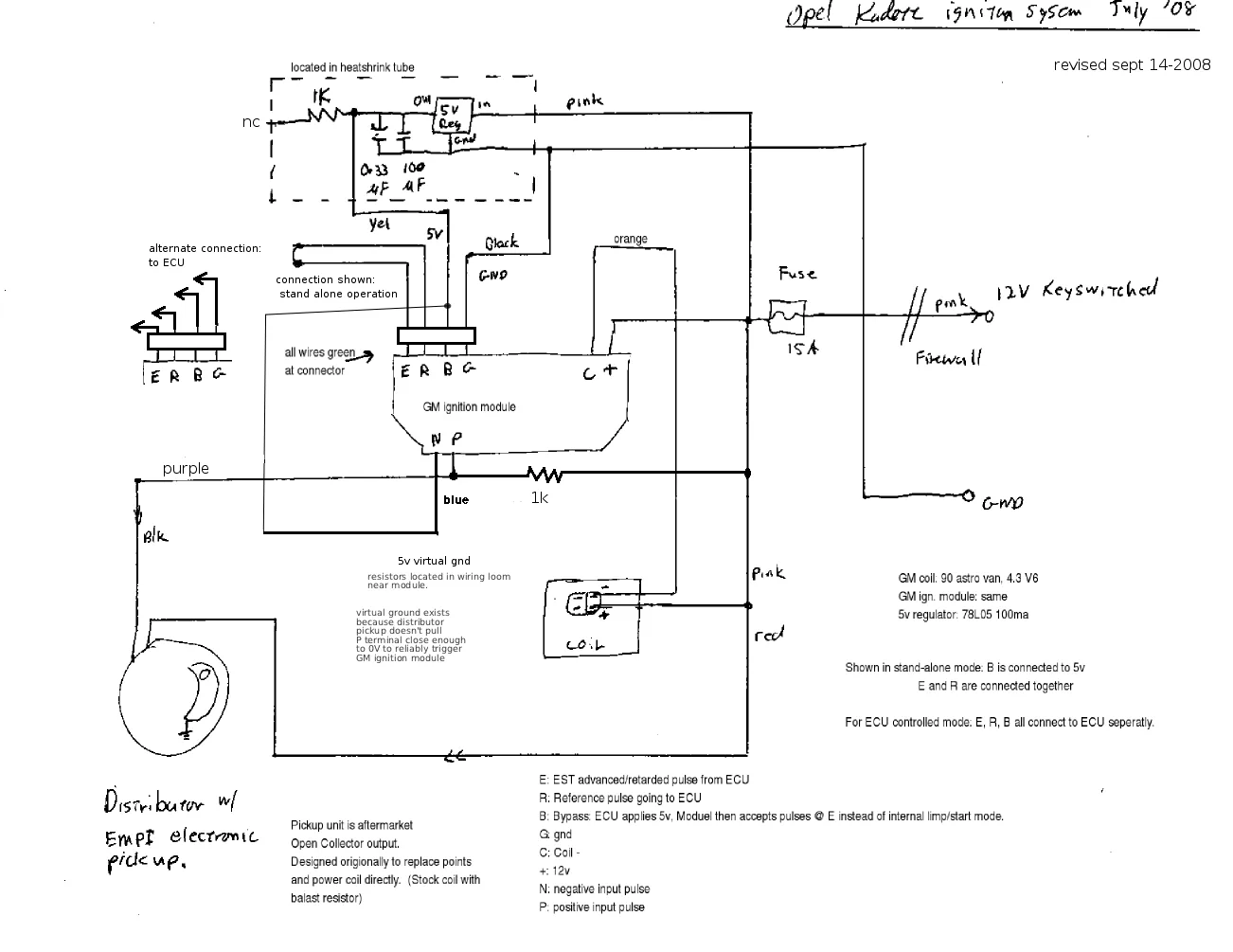 Diagram Opel Kadett B Wiring Diagram