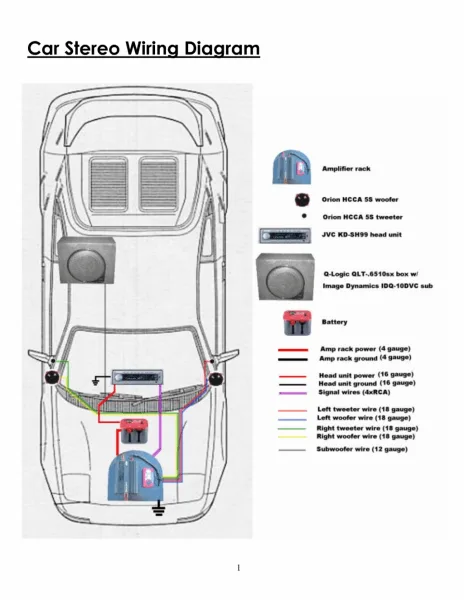 Diagram Parallel Single Subwoofer Wiring Diagram