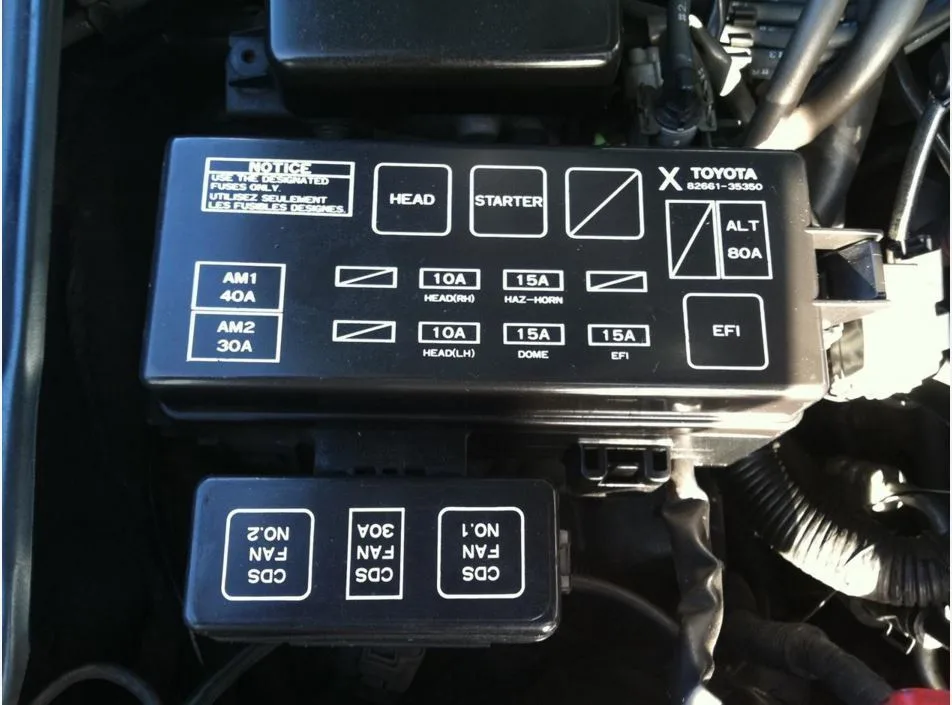 Diagram Pickup Truck Fuse Box Diagram Toyota Tacoma V6