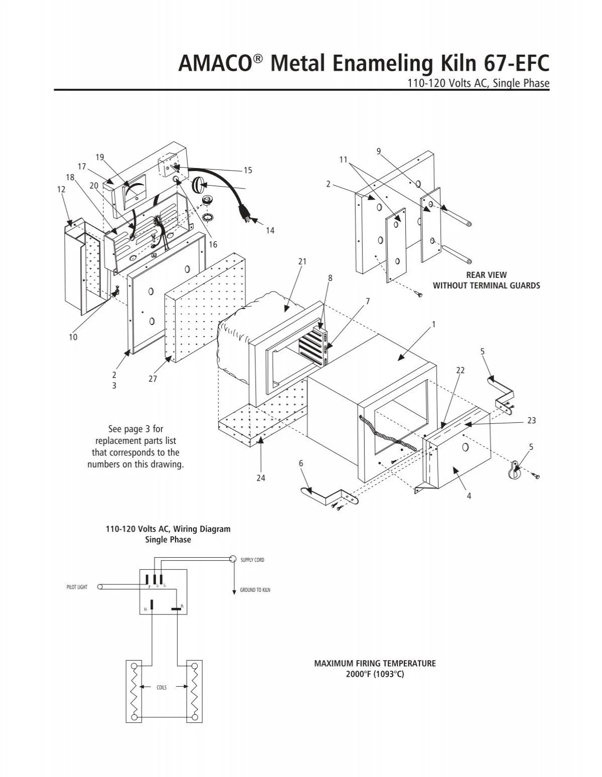 Diagram Pid Controller Wiring Diagram 230V Kiln