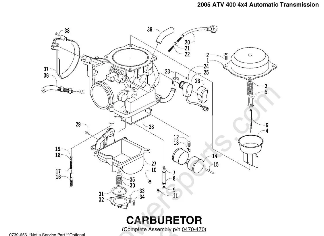 Diagram Polaris 500 Carburetor Installation Diagram