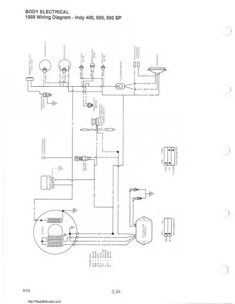 Diagram Polaris Indy 500 Wiring Diagram