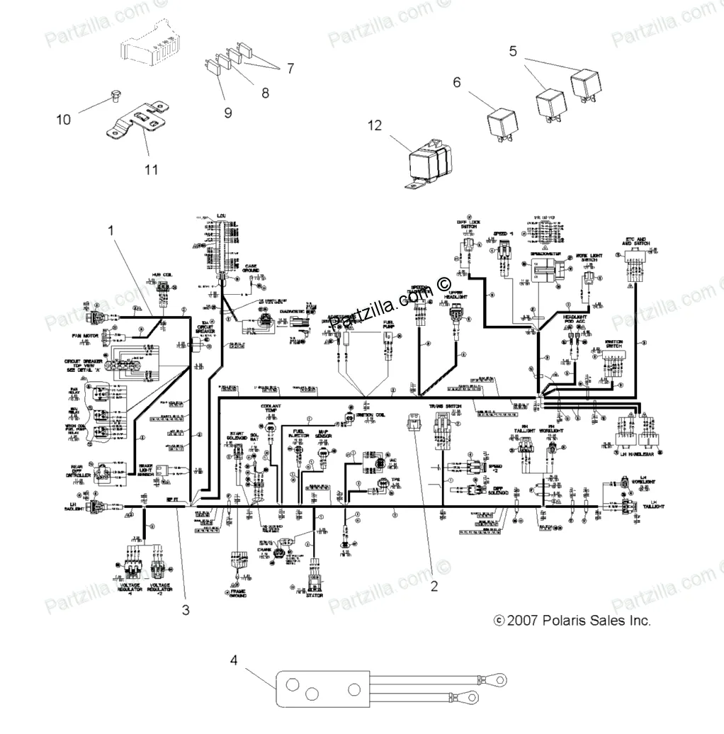 Diagram Polaris Sportsman 500 Wiring Diagram Pdf