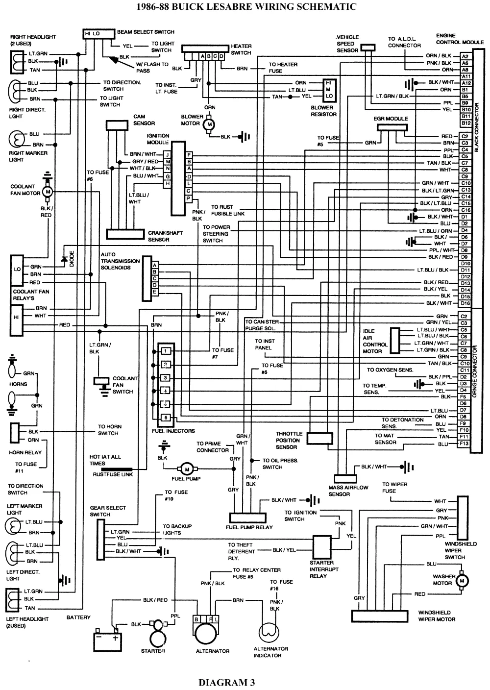 Diagram Pontiac Bonneville Wiring Diagram Repair Guides Diagrams