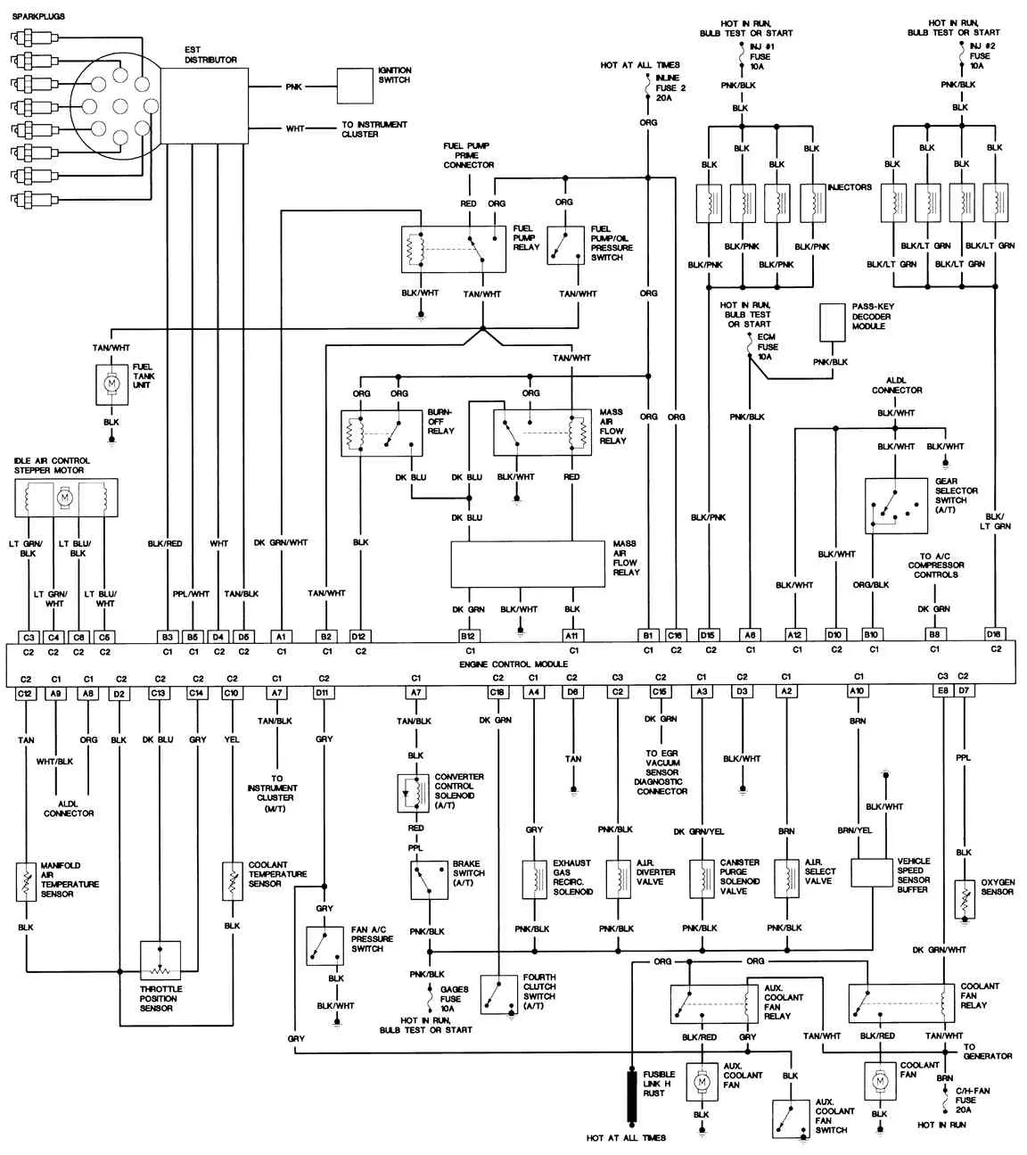 Diagram Pontiac Firebird Wiring Diagrams