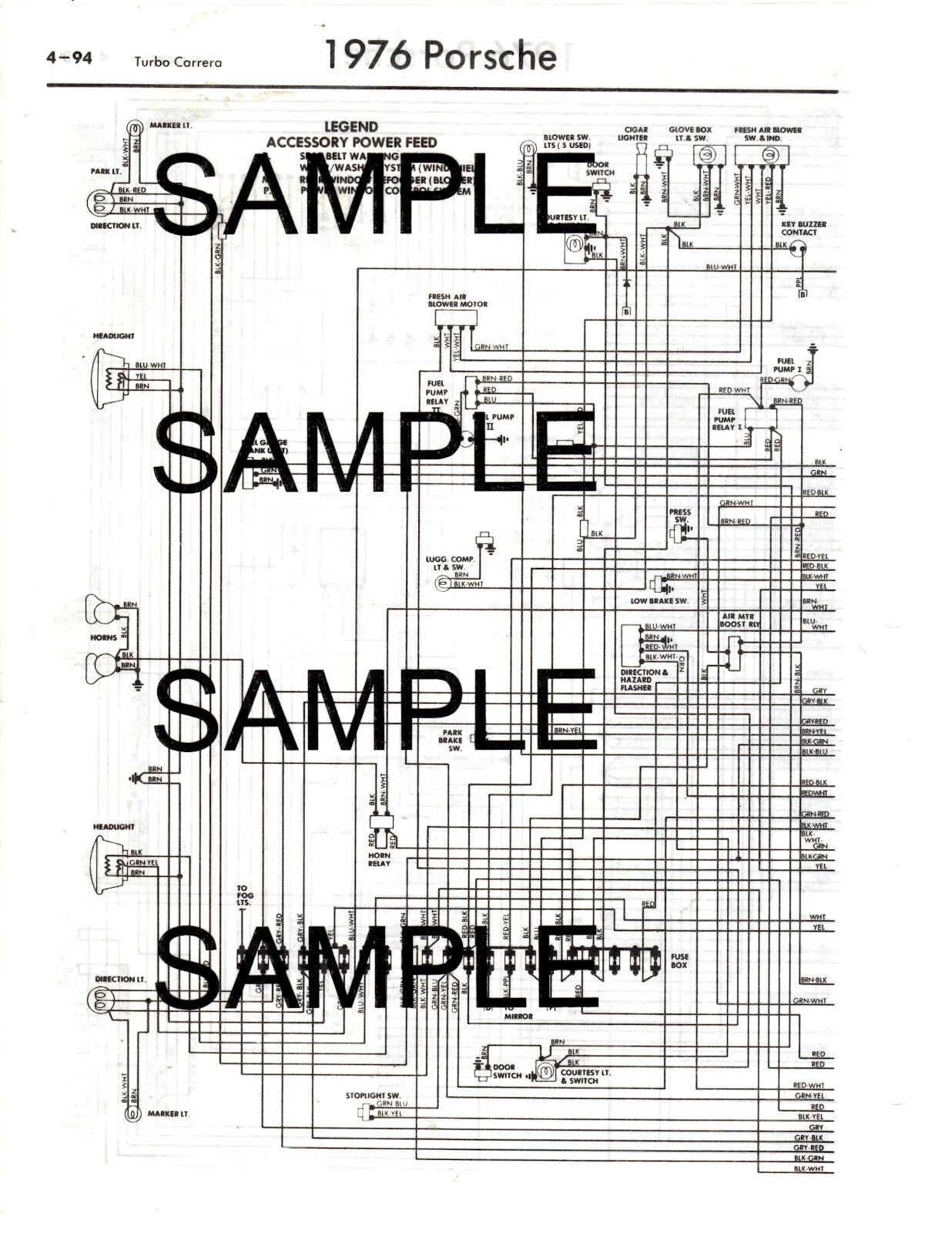 Diagram Porsche 928 Wiring Diagram 1980
