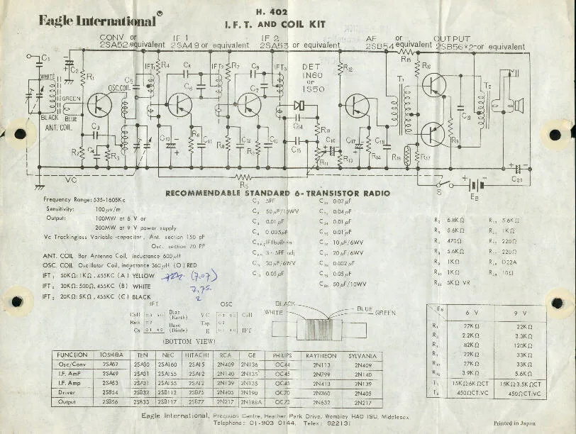 Diagram Portable Transistor Radio Block Diagram