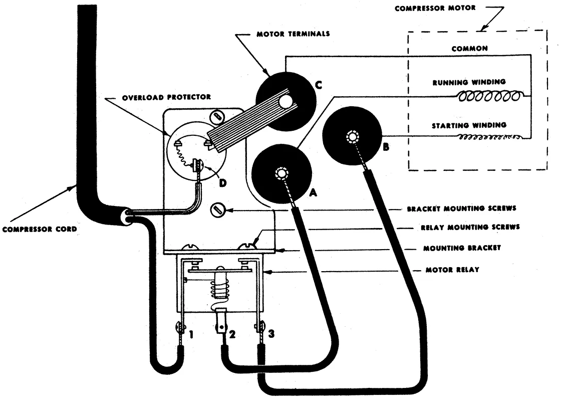 Diagram Ptc Relay Refrigerator Wiring Diagram