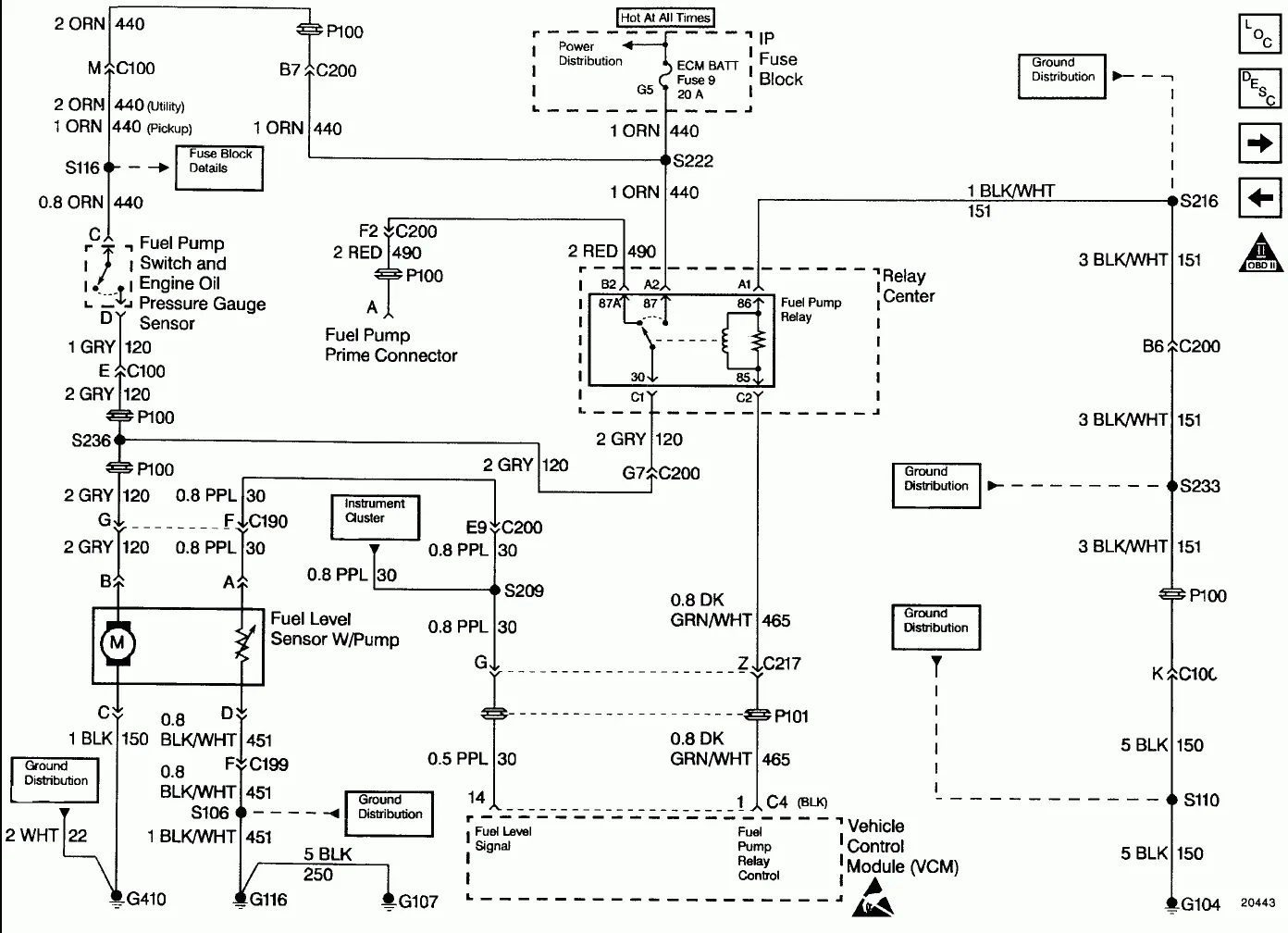 Diagram Radio Wiring Diagram For 1996 Chevy Silverado