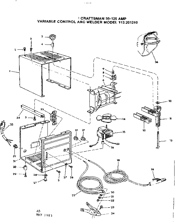 Diagram Ranger 8 Welder Parts Diagram