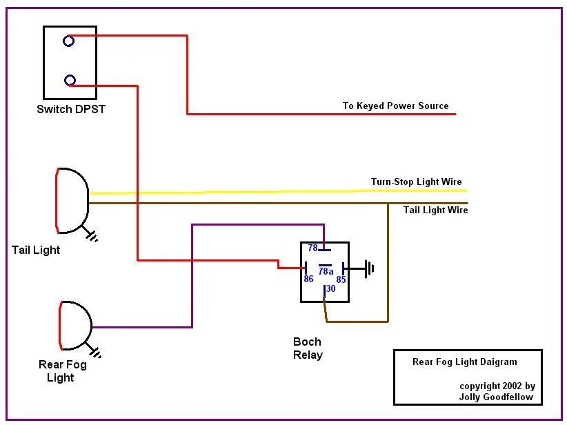 Diagram Rear Fog Light Wiring Diagram Controller