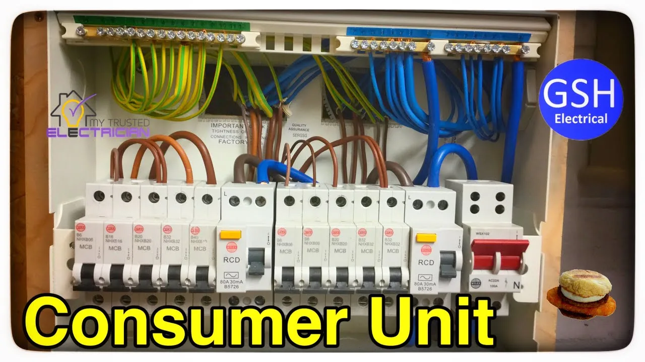 Diagram Replacing Mcb Switches In A Caravan Consumer Unit Wiring Diagram