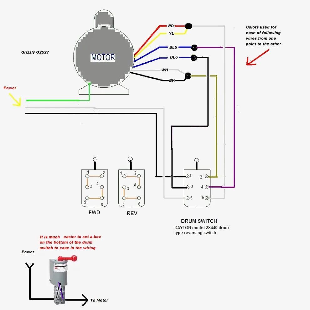 Diagram Reversible Electric Motor Wiring Diagrams