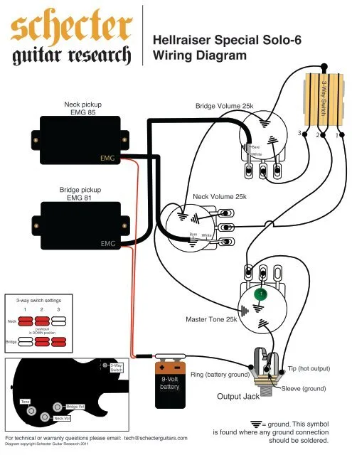 Diagram Rg Series Wiring Diagram For Emg Pickups