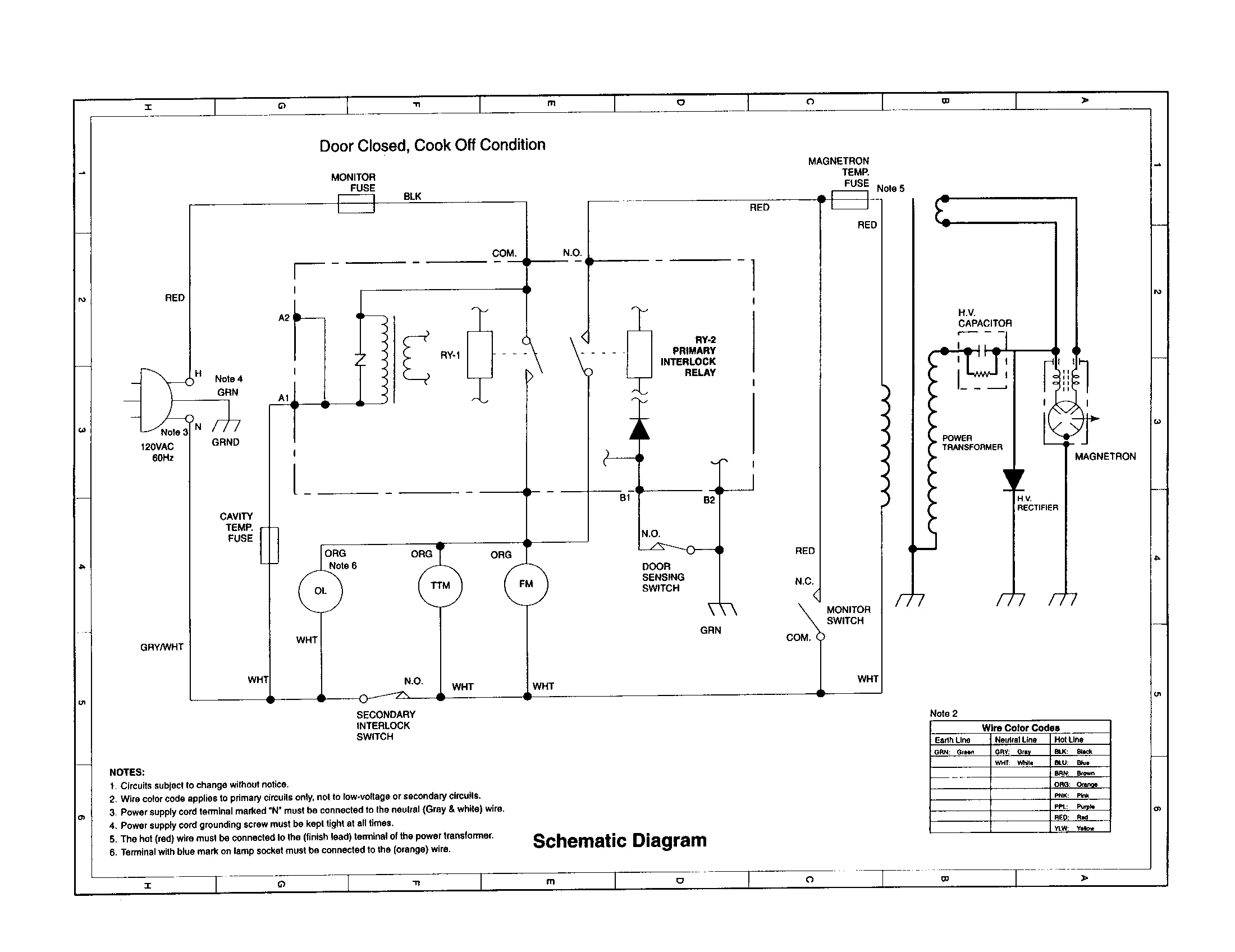 Diagram Rv Microwave Wiring Diagram